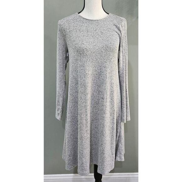 Old Navy Women's Extra‎ Small Gray Long Sleeve Knit Swing Dress NWT - Picture 1 of 7